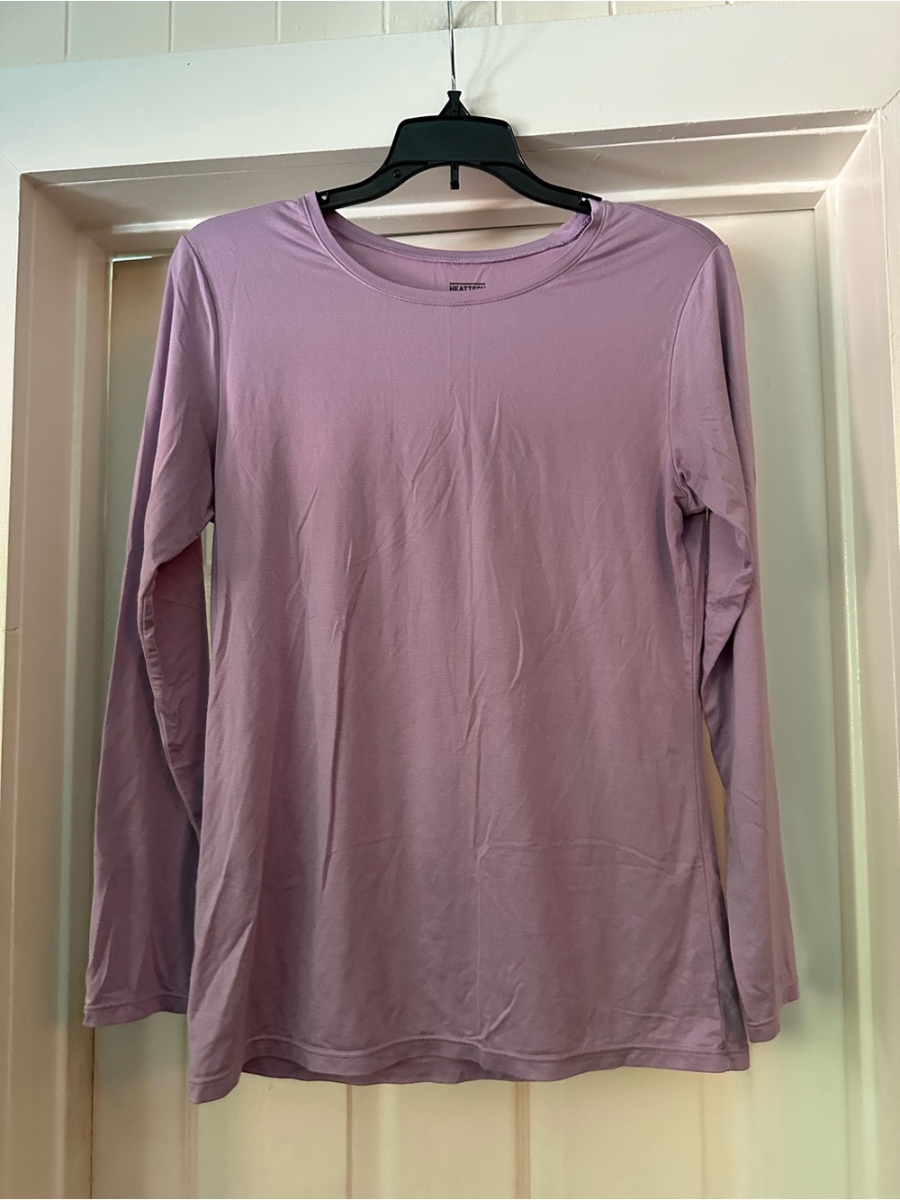 Women’s Lavender Long-Sleeve Crewneck Tee